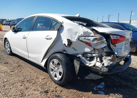 2016 Kia Forte Lx из США, поврежденный, VIN KNAFK4A64G5572326